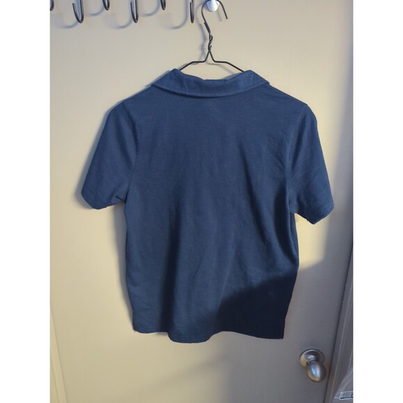 Wonder Nation Boys Polo – Husky Size Large 10‑12, Blue Cove, Polo Uniform Shirt - Picture 5 of 8